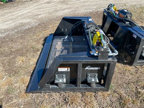 duckbill gravel buckets skid steer|skid steer screening buckets.